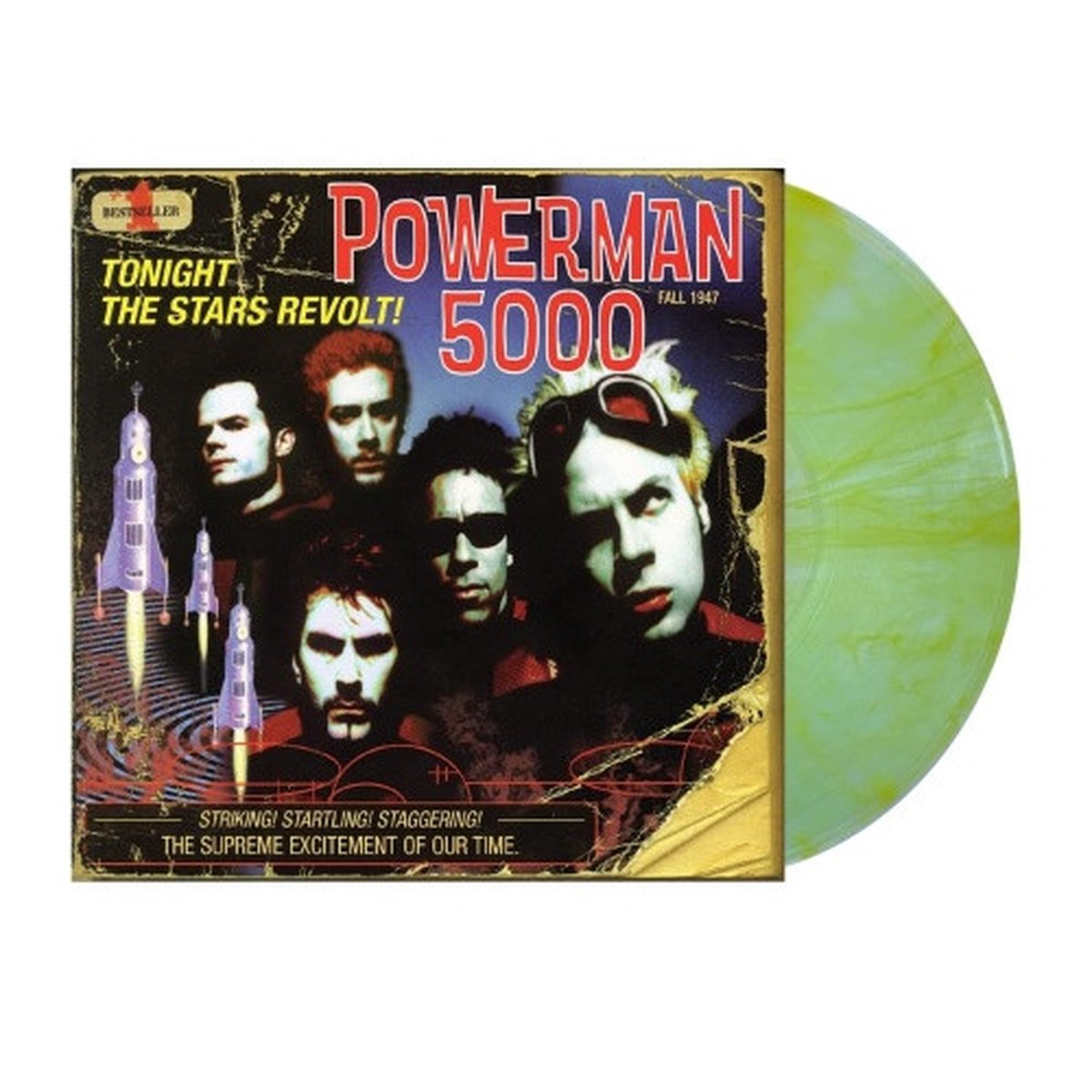 Powerman 5000 – Tonight The Stars Revolt! – LP Colored Vinyl