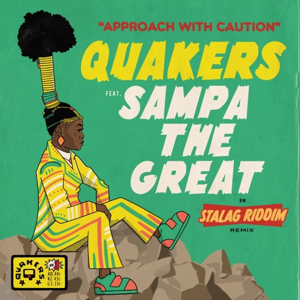 Quakers – Approach With Caution – 7″ Vinyl