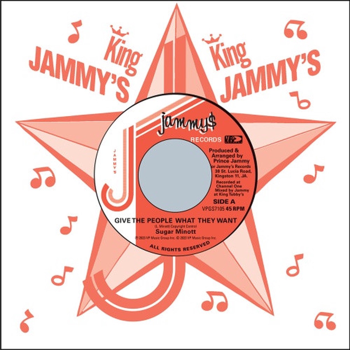 Sugar Minott / Prince Jammy – Give The People What They Want / Brothers Of The Blade – 7″ Vinyl