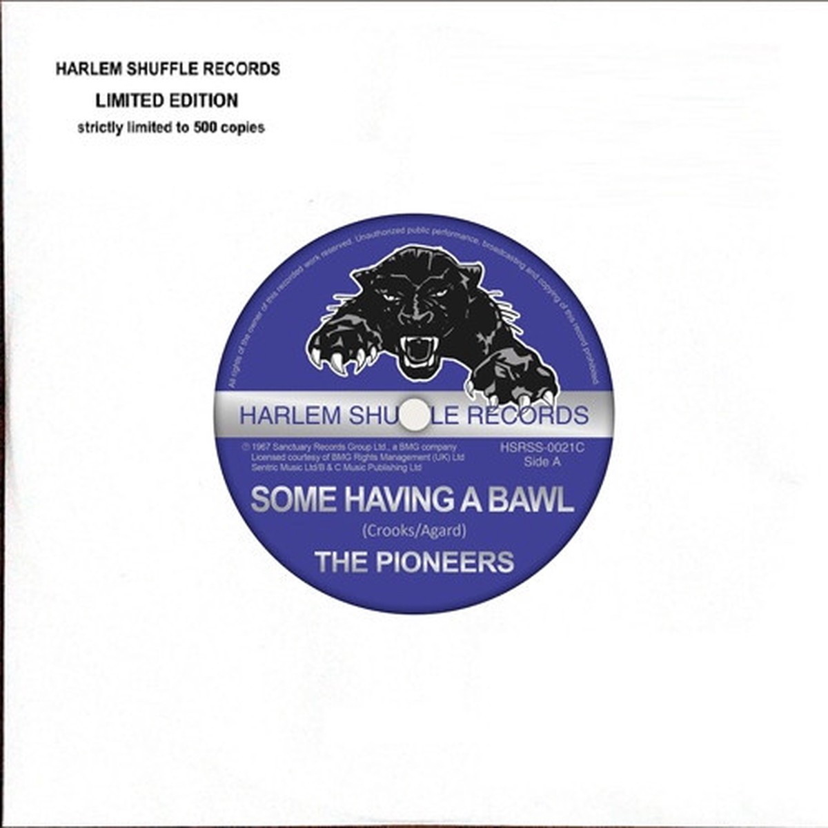 The Pioneers – Some Having A Bawl / Whip Them – 7″ Vinyl