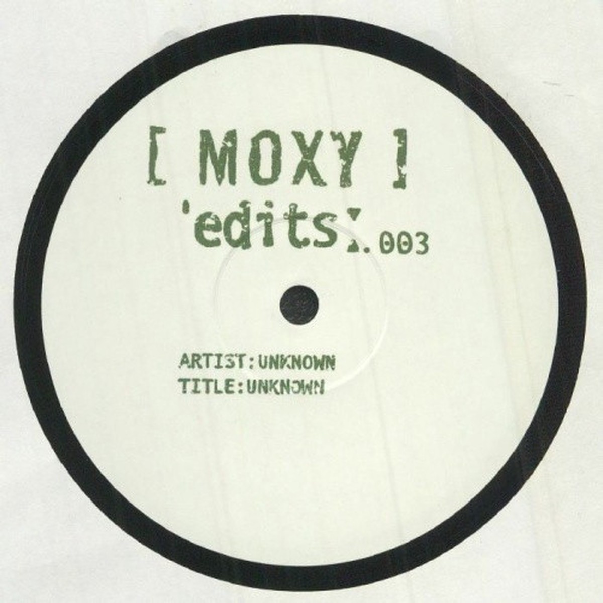 Unknown Artist – Moxy Edits 003 – 12″ Vinyl