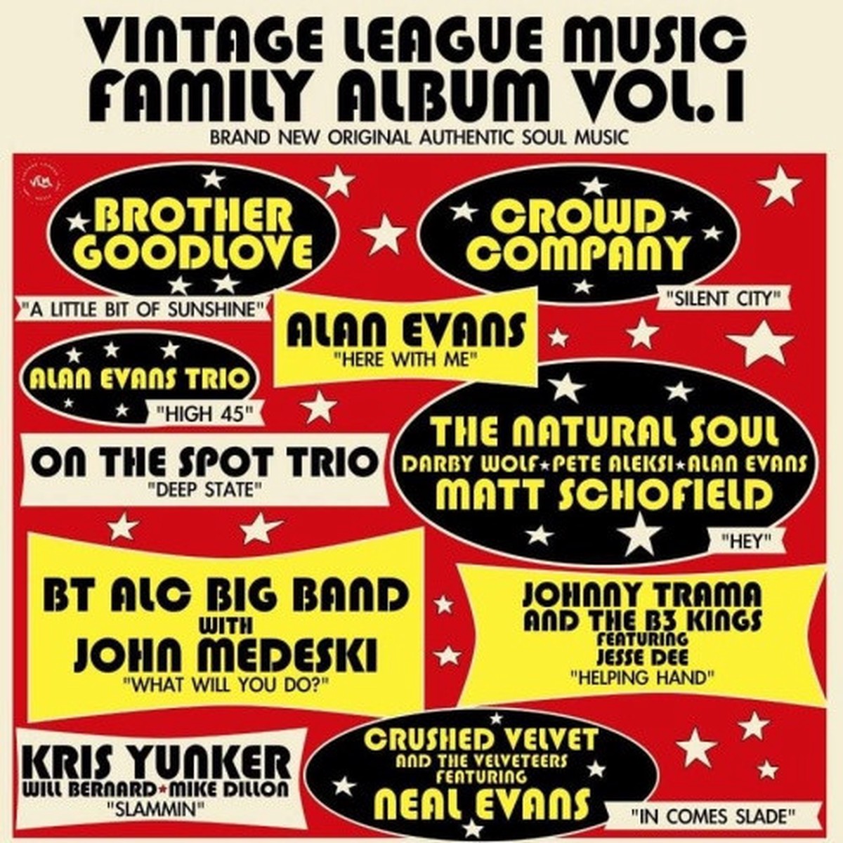 Various Artists – Vintage League Music Family Album Vol. 1 – LP Vinyl