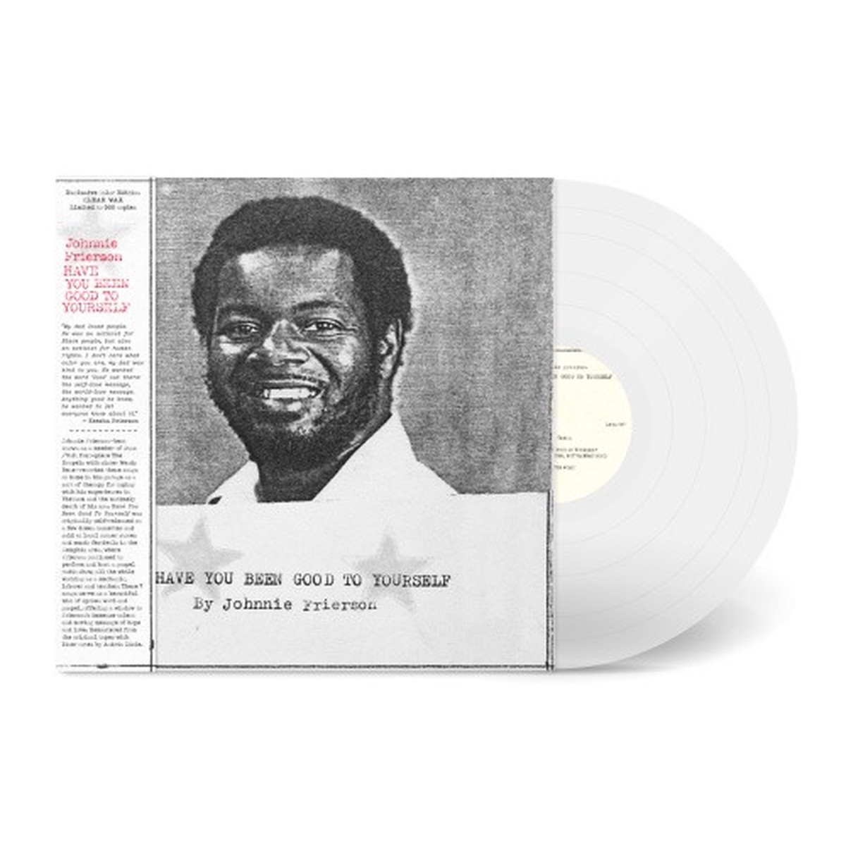 Johnnie Frierson – Have You Been Good To Yourself – LP Clear Vinyl