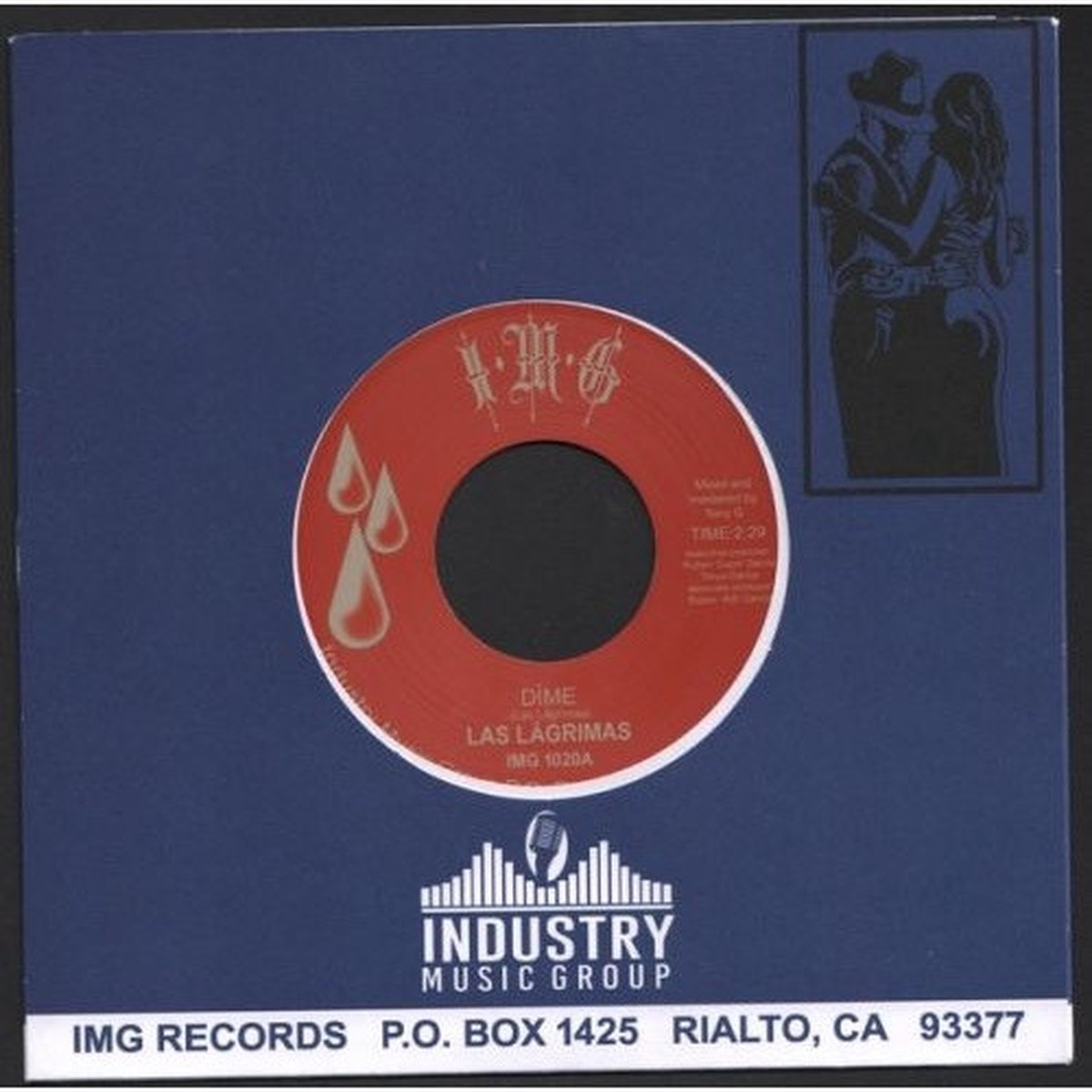 Las Lagrimas – Dime / Missing You – 7″ Vinyl