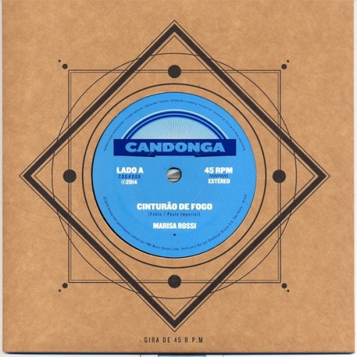 Marisa Rossi – Cinturao de Fogo – 7″ Vinyl