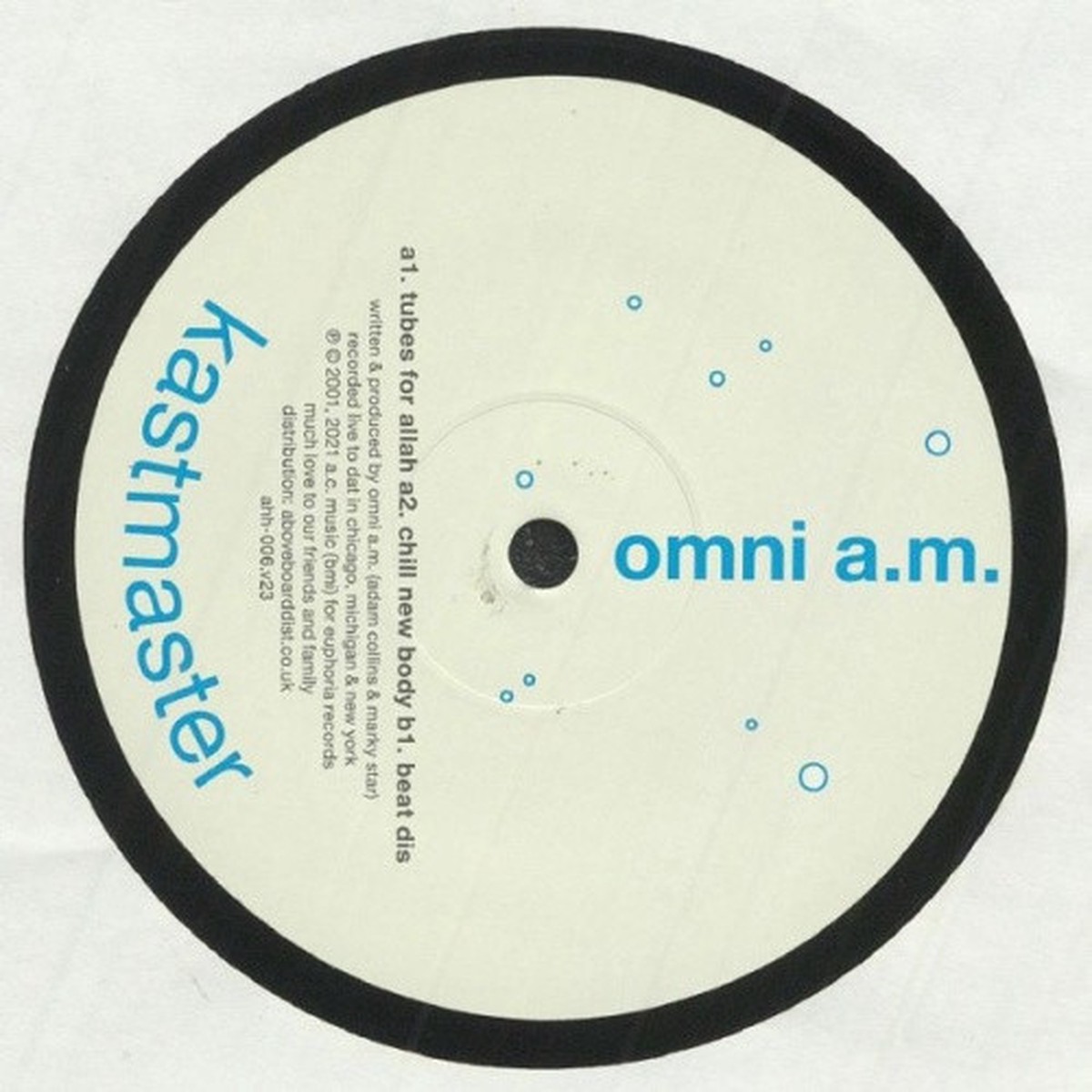 Omni A.M. – Kastmaster – 12″ Vinyl