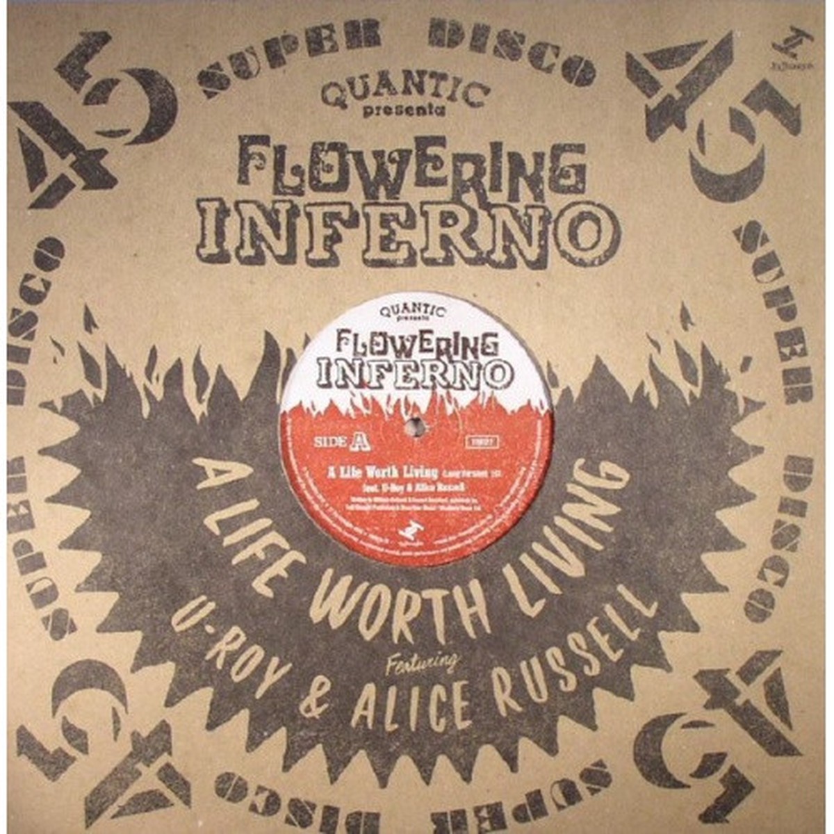 Quantic Presents Flowering Inferno – A Life Worth Living – 12″ Vinyl