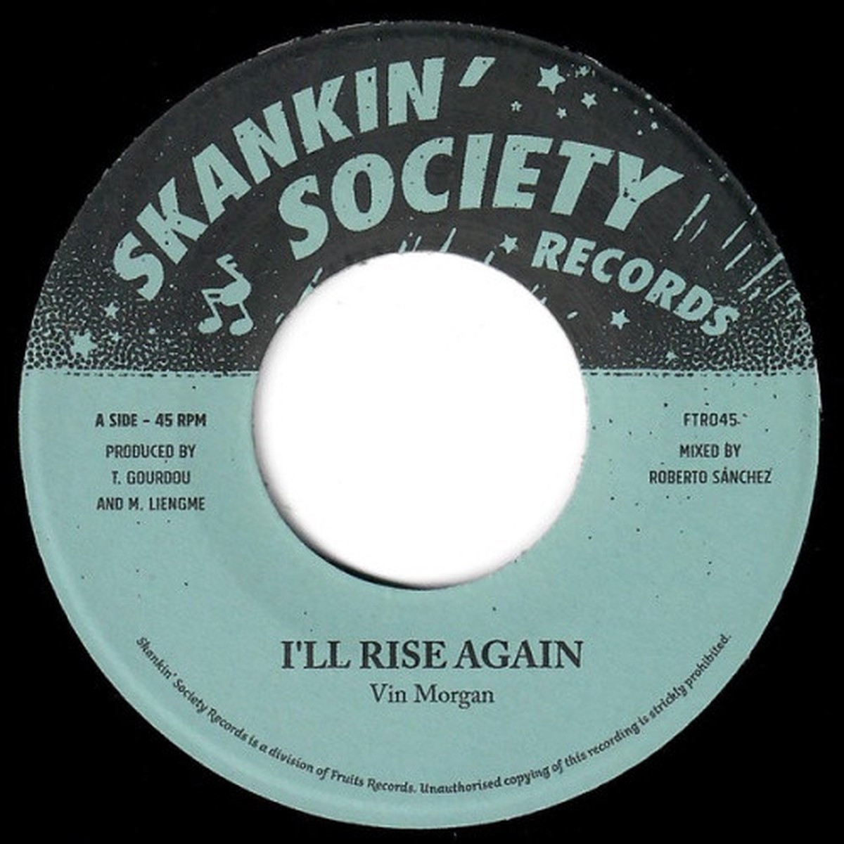 Vin Morgan / The 18th Parallel – I’ll Rise Again – 7″ Vinyl