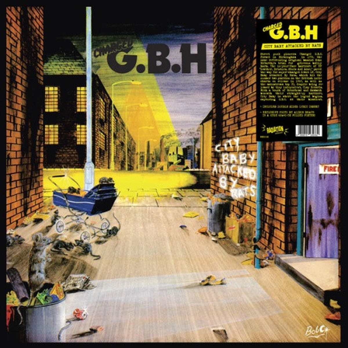 Charged G.B.H. – City Baby Attacked By Rats – LP Vinyl