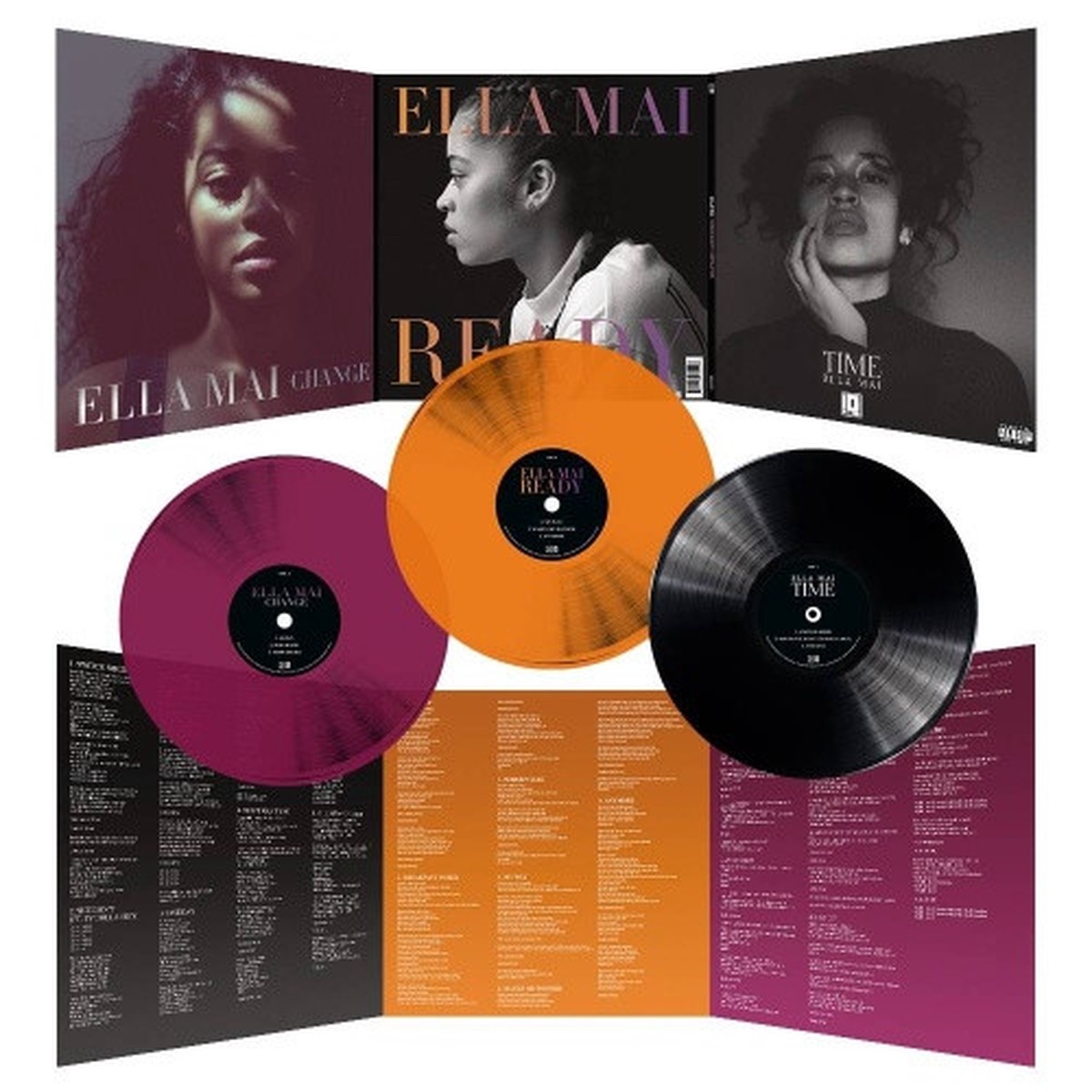 Ella Mai – Time, Change, Ready – 3x LP Vinyl