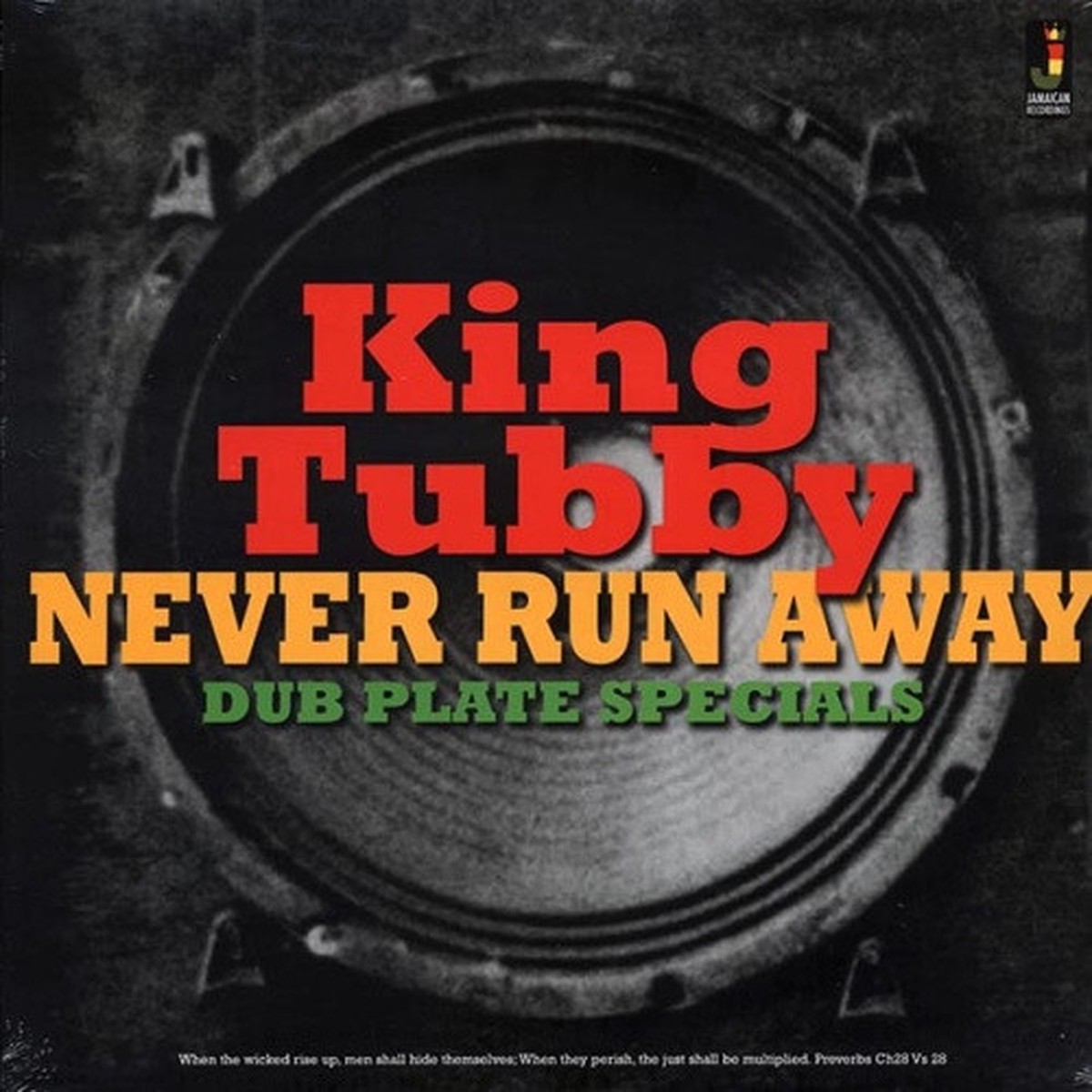 King Tubby – Never Run Away – Dub Plate Specials – LP Vinyl