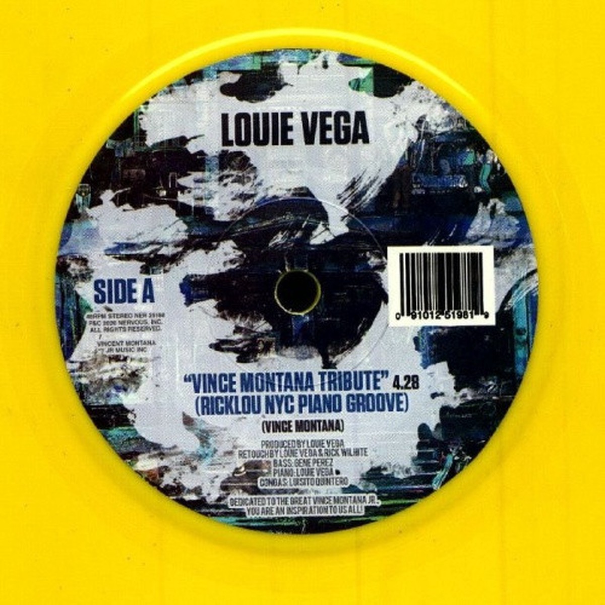 Louie Vega – Vince Montana Tribute – 7″ Colored Vinyl
