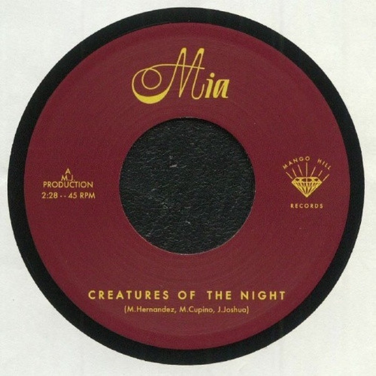 Mia – Creatures Of The Night / Love Me Right – 7″ Vinyl