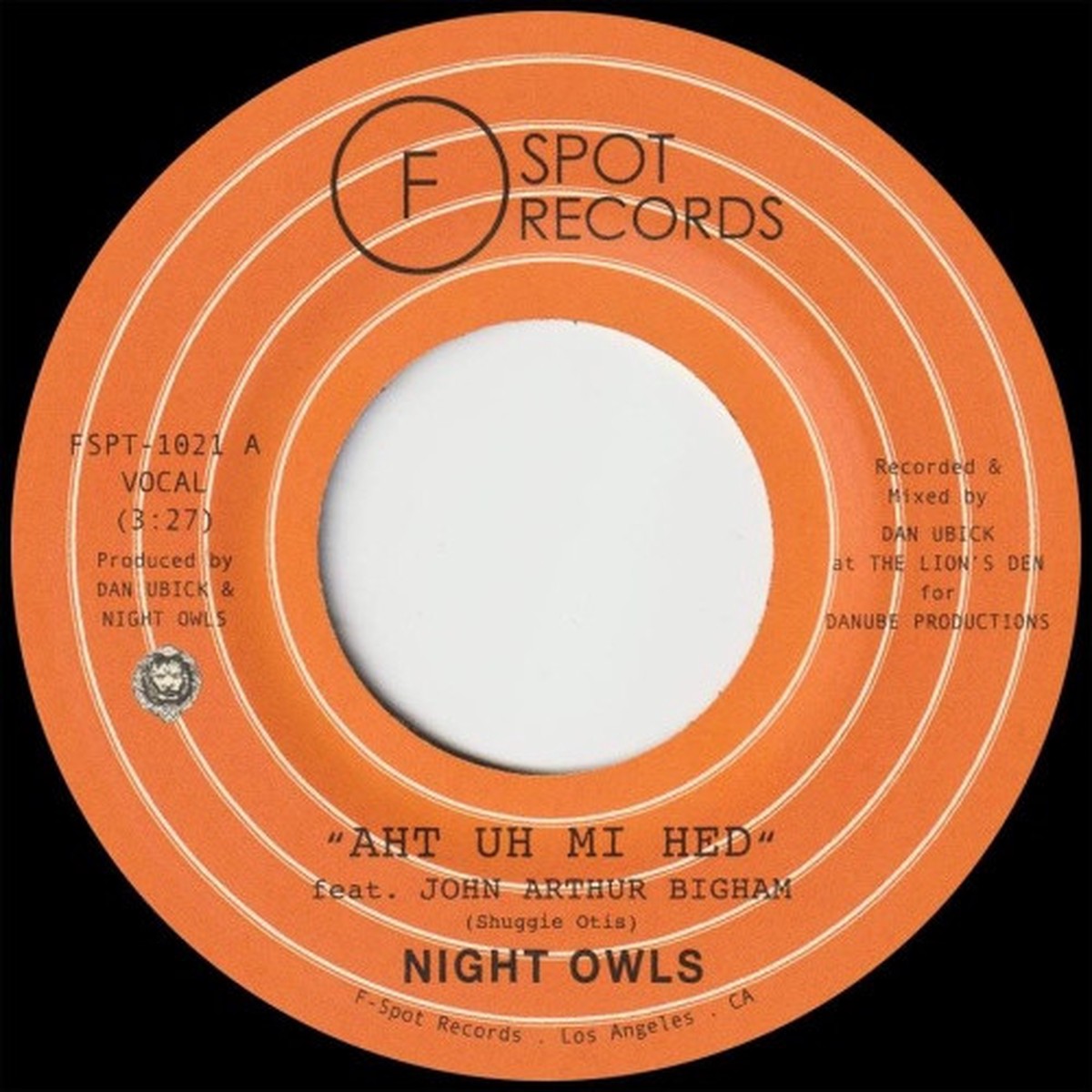 Night Owls – Aht Uh Mi Hed – 7″ Vinyl