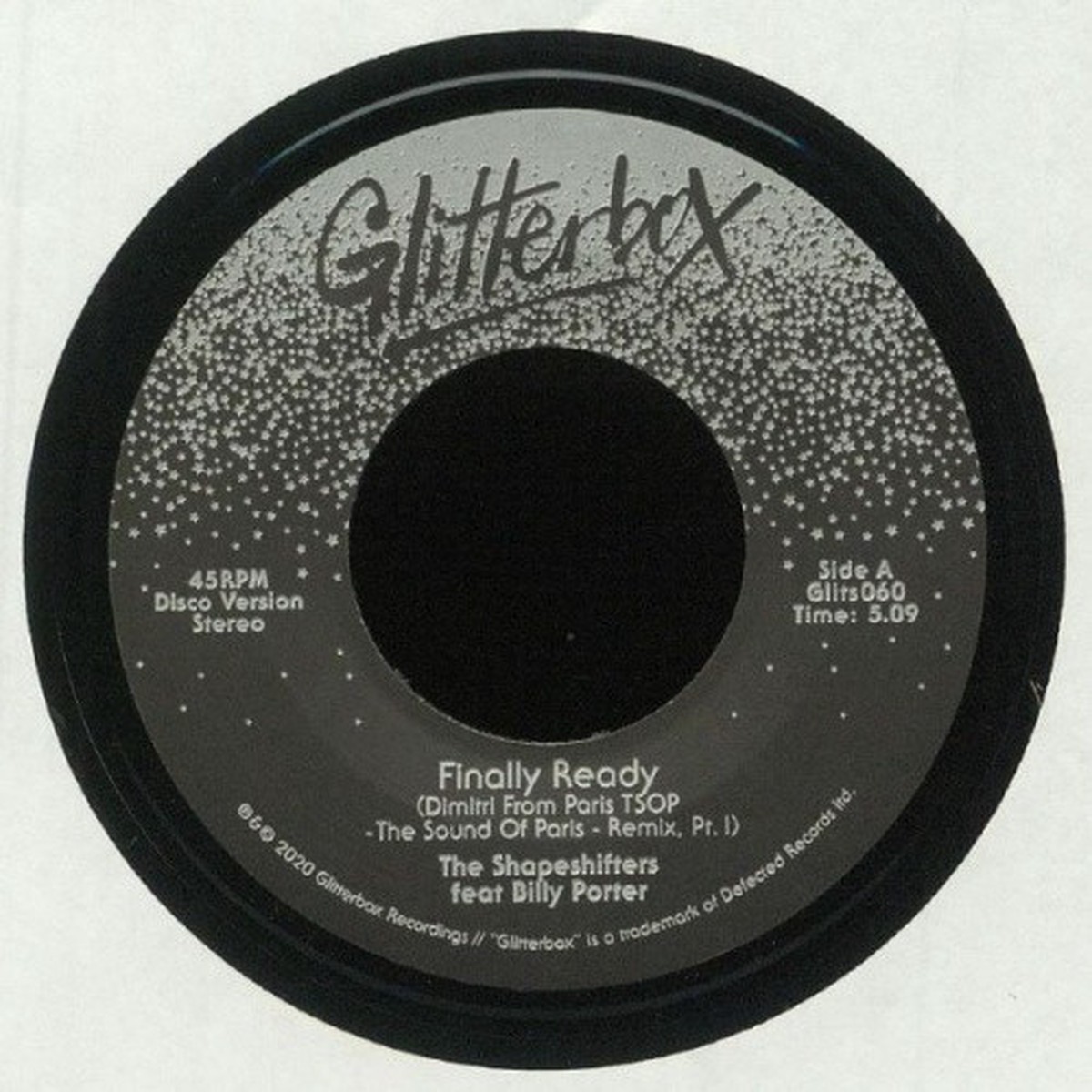 The Shapeshifters feat Billy Porter – Finally Ready (Dimitri From Paris TSOP Remix) – 7″ Vinyl