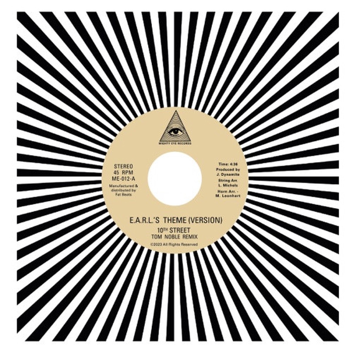 10th Street – E.A.R.L.’s Theme – 7″ Vinyl