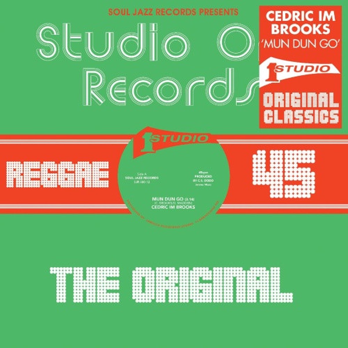 Cedric Brooks / Sound Dimension – Mun-Dun-Go / Heavy Rock – 12″ Vinyl