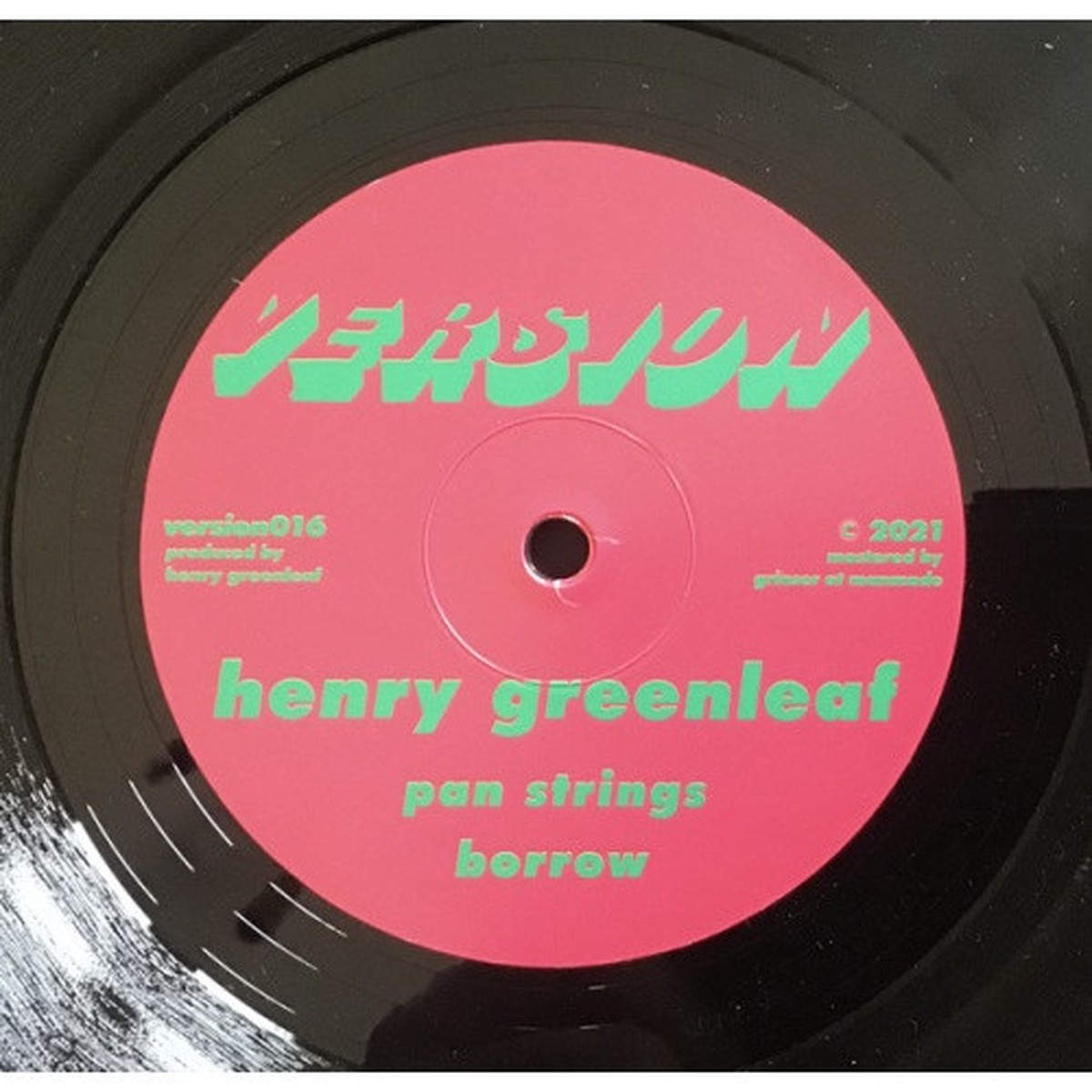 Henry Greenleaf – Rush Ep – 12″ Vinyl