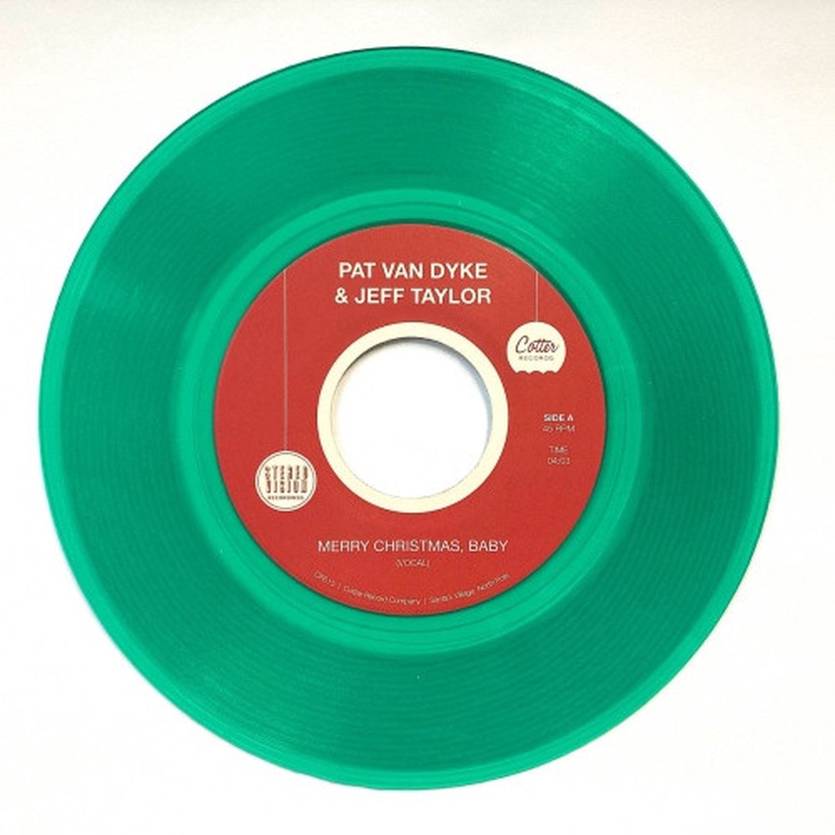Pat Van Dyke & Jeff Taylor – Merry Christmas, Baby – 7″ Colored Vinyl