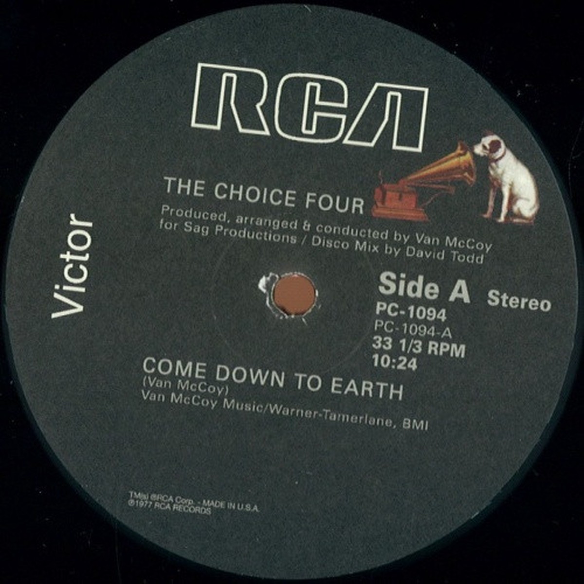 The Choice Four / The New York Community Choir – Come Down To Earth / I’ll Keep My Light In The Window – 12″ Vinyl