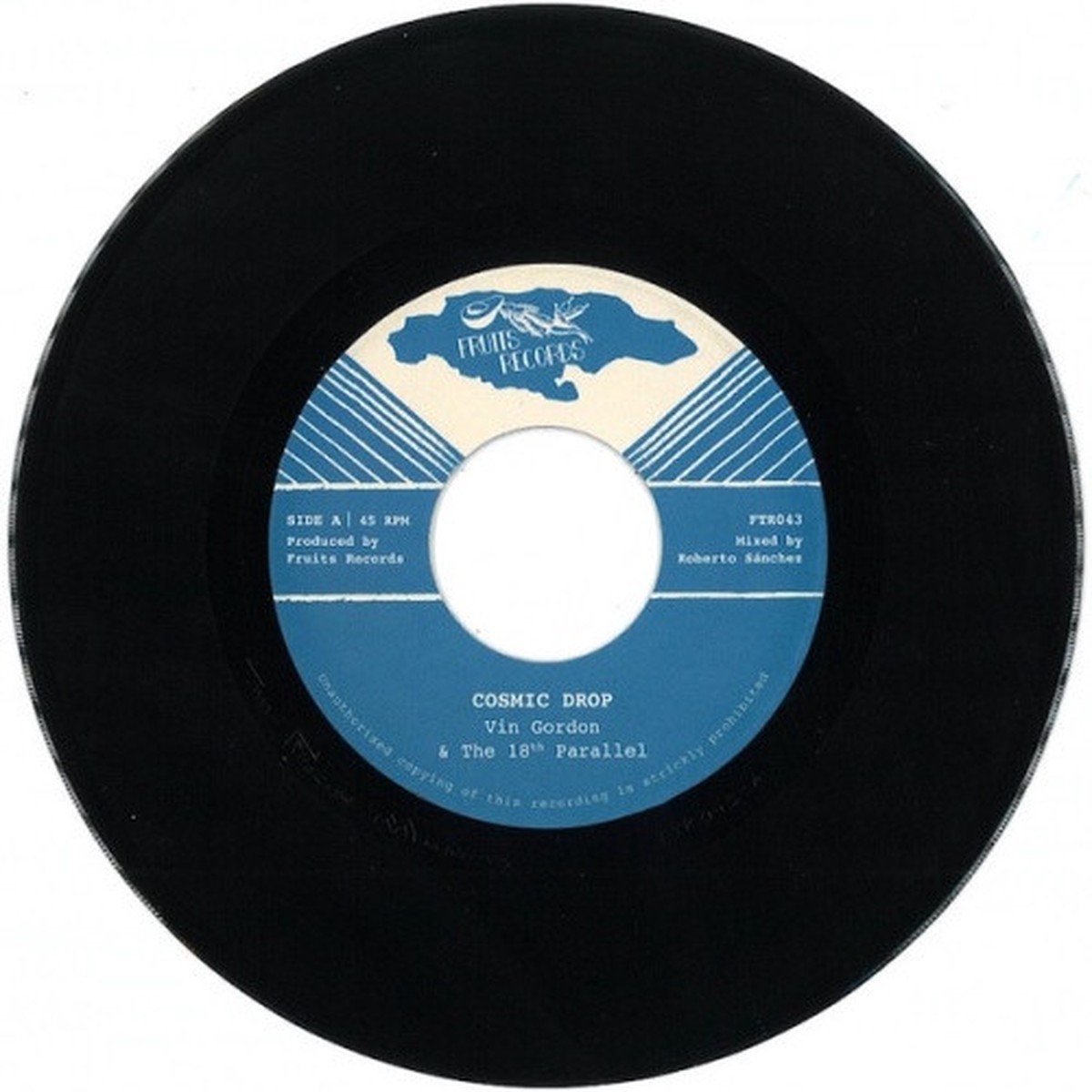 Vin Gordon & The 18th Parallel / Yasus Afari – Cosmic Drop / Healing Chant – 7″ Vinyl