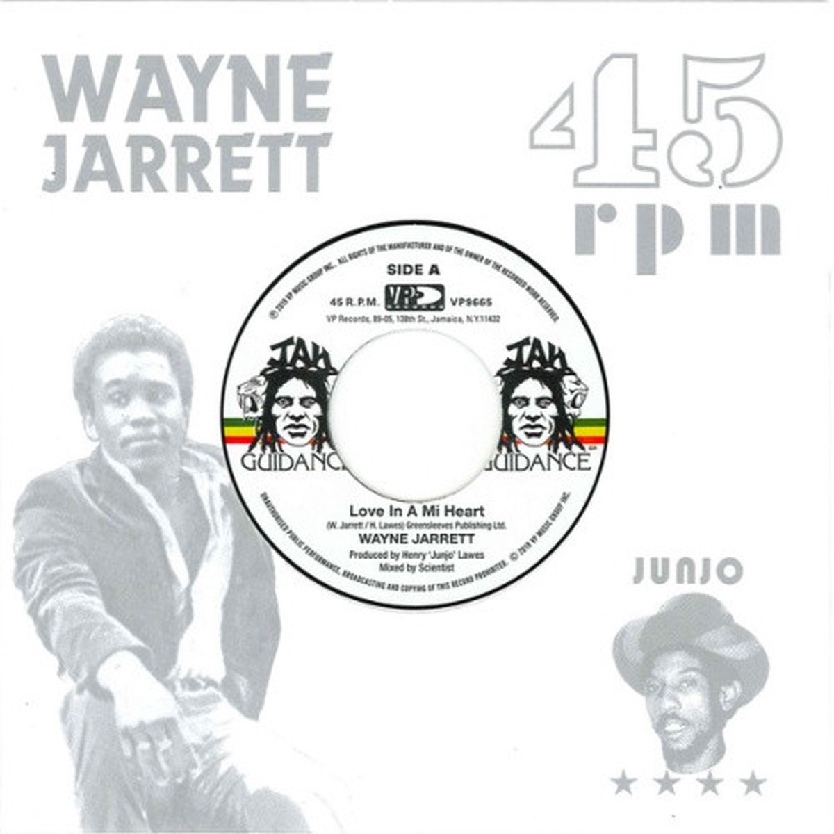 Wayne Jarrett – Love In A Mi Heart – 7″ Vinyl
