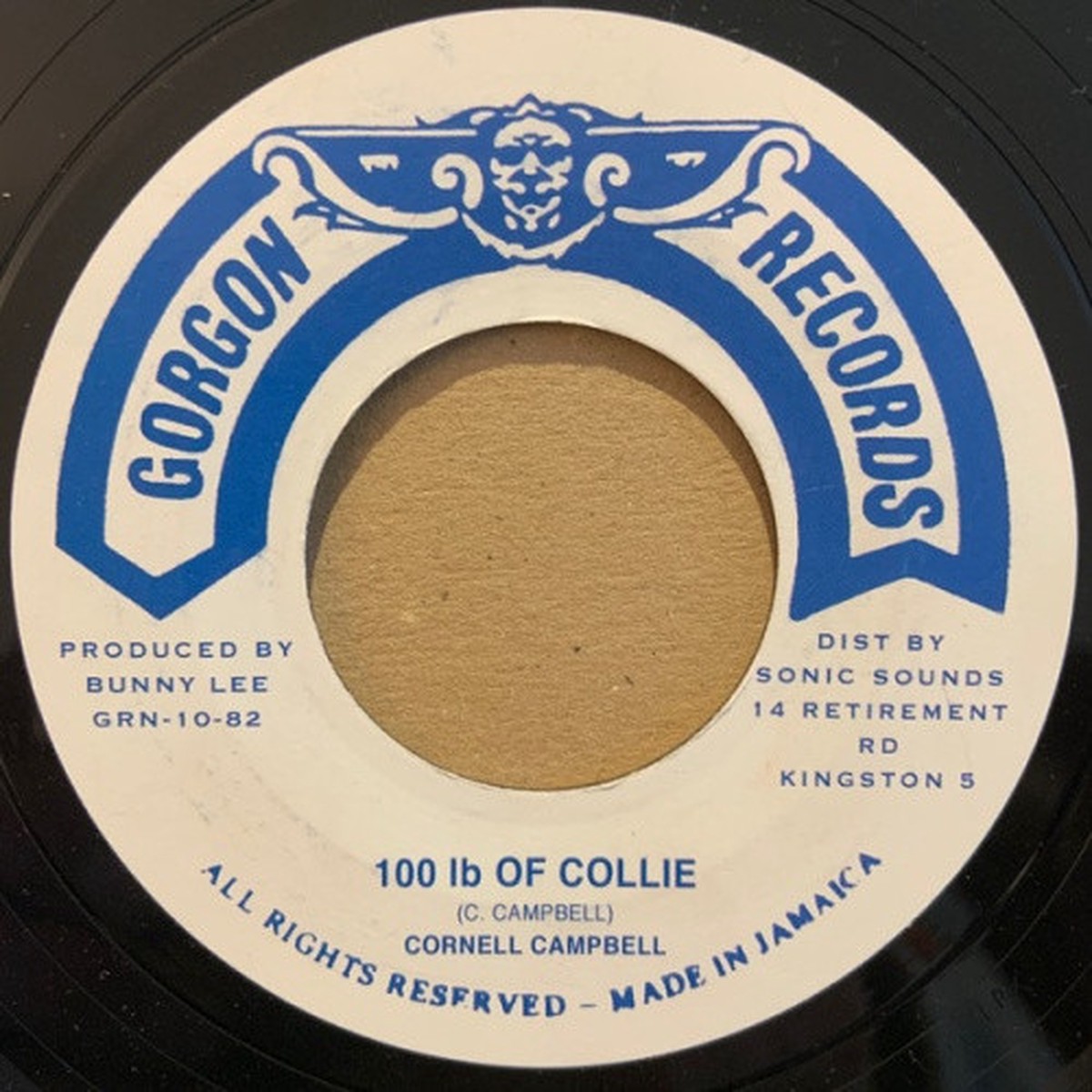 Cornell Campbell – 100 lb Of Collie – 7″ Vinyl