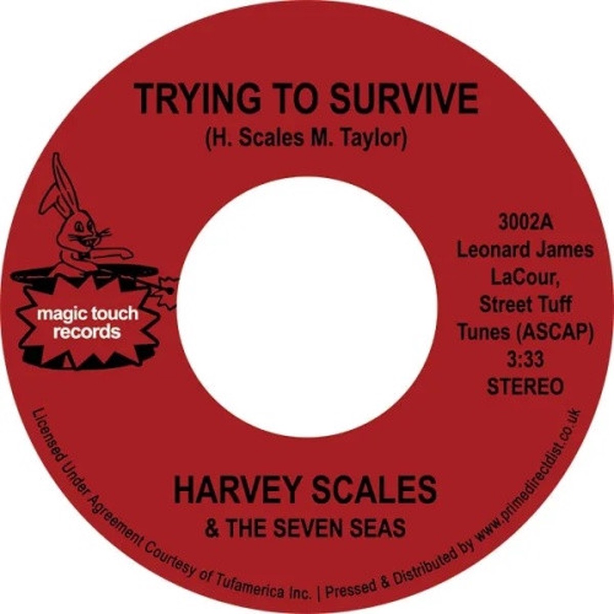 Harvey Scales & The Seven Seas – Trying To Survive RSD – 7″ Vinyl