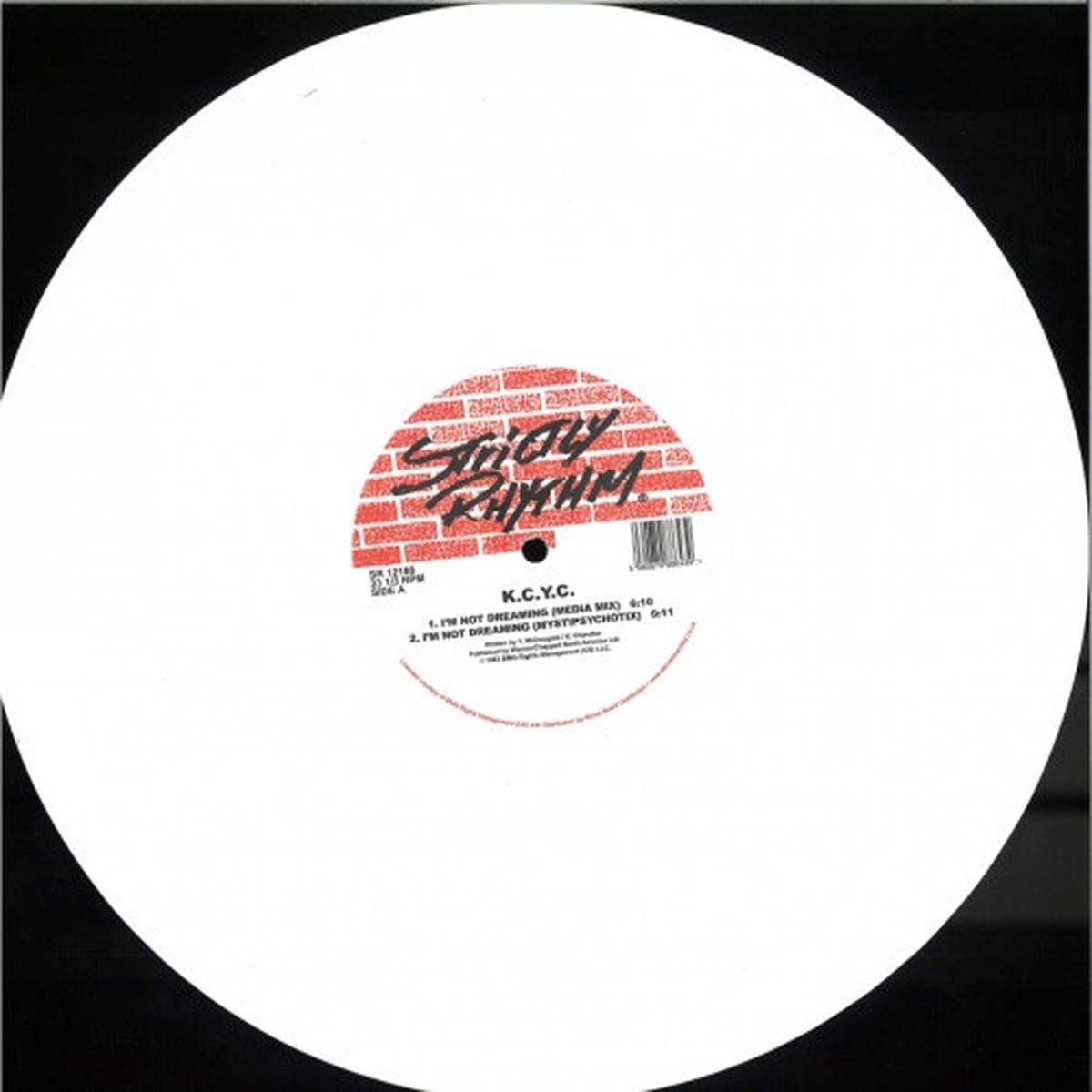 K.C.Y.C. – I’m Not Dreaming / Side By Side – 12″ Colored Vinyl
