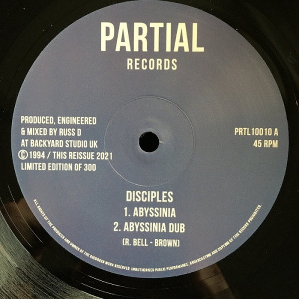 The Disciples – Abyssinia / Mabrak – 10″ Vinyl