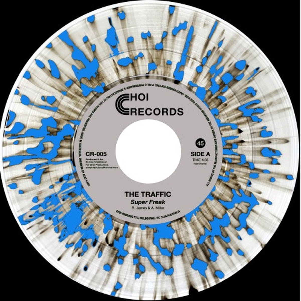 The Traffic – Super Freak / Like I Love You – 7″ Colored Vinyl