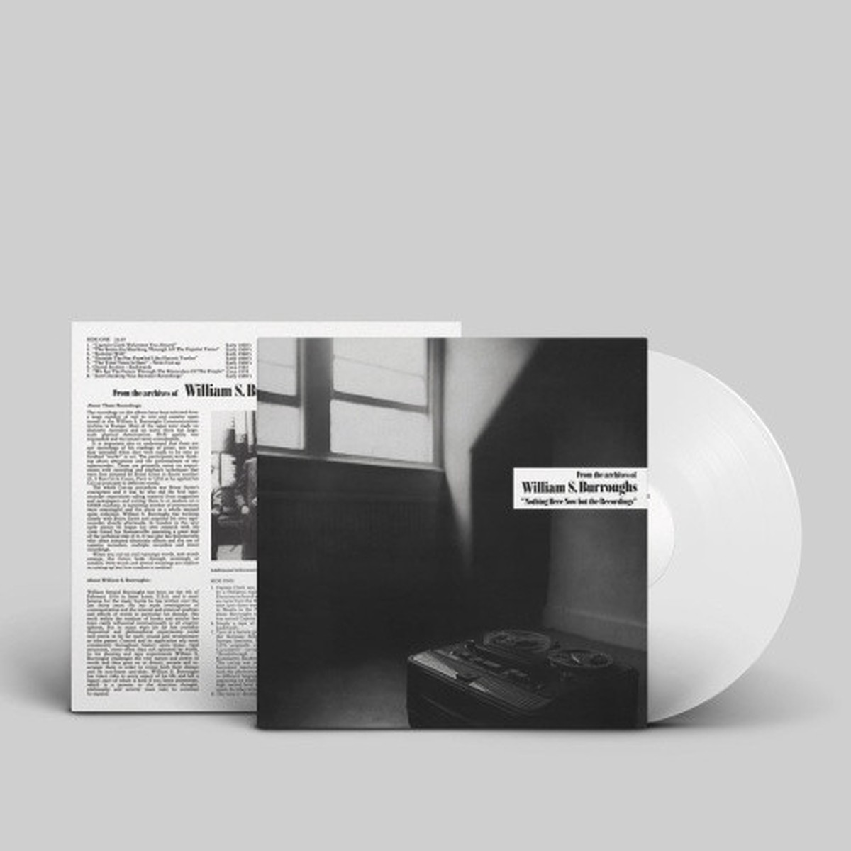 William S. Burroughs – Nothing Here Now But The Recordings – LP White Vinyl