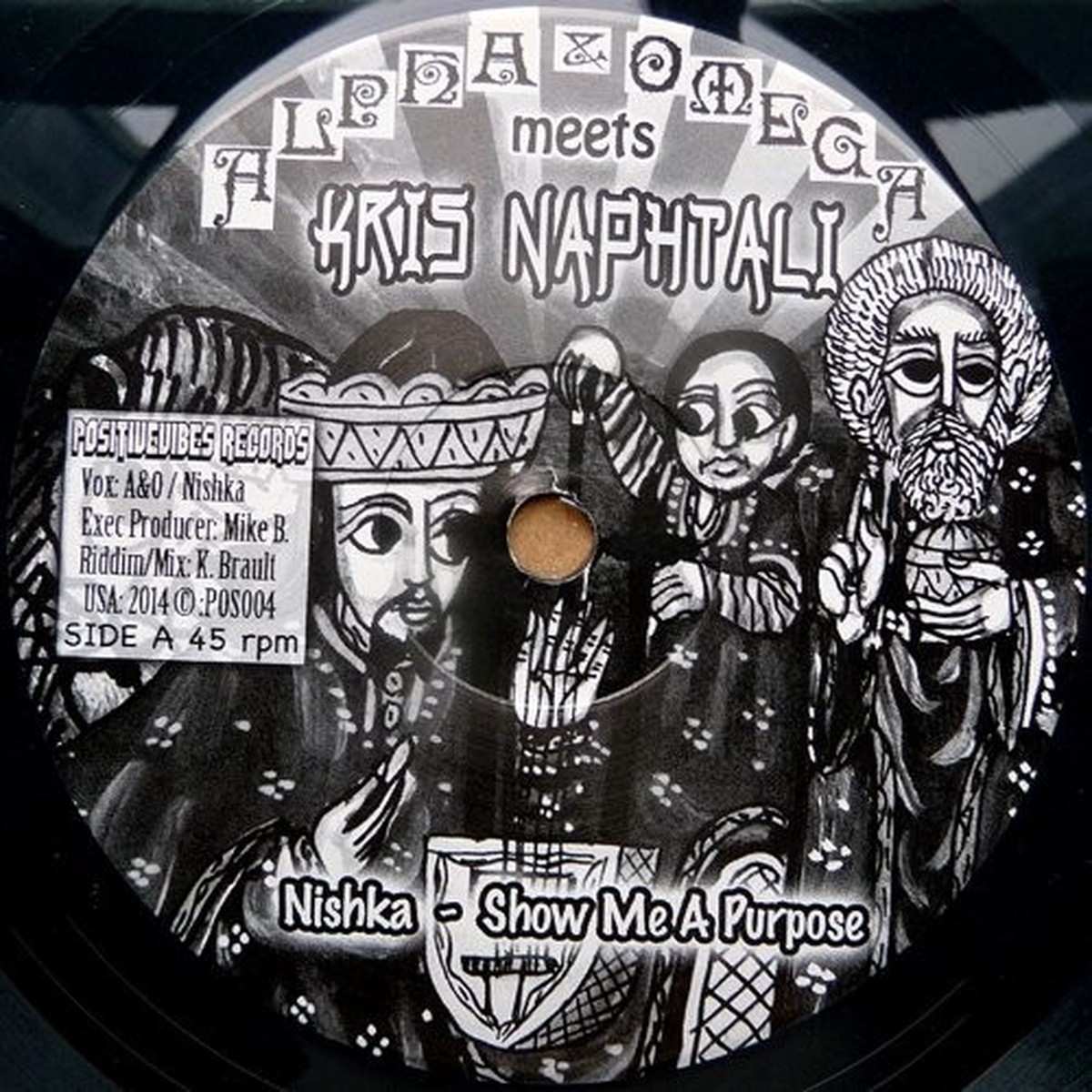 Alpha & Omega Meets Kris Naphtali – Show Me A Purpose – 7″ Vinyl