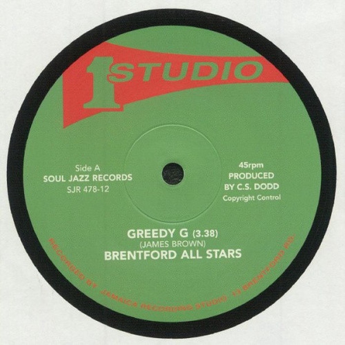 Brentford All Stars / Dub Specialist – Greedy G / Granny Scratch – 12″ Vinyl