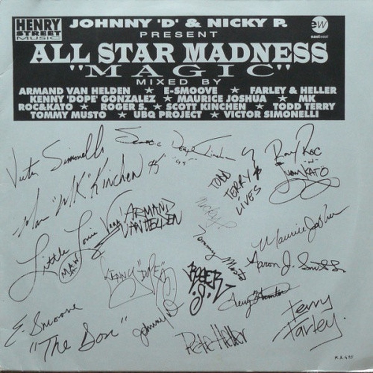 Johnny ‘D’ & Nicky P Present All Star Madness – Magic – 2x LP Vinyl