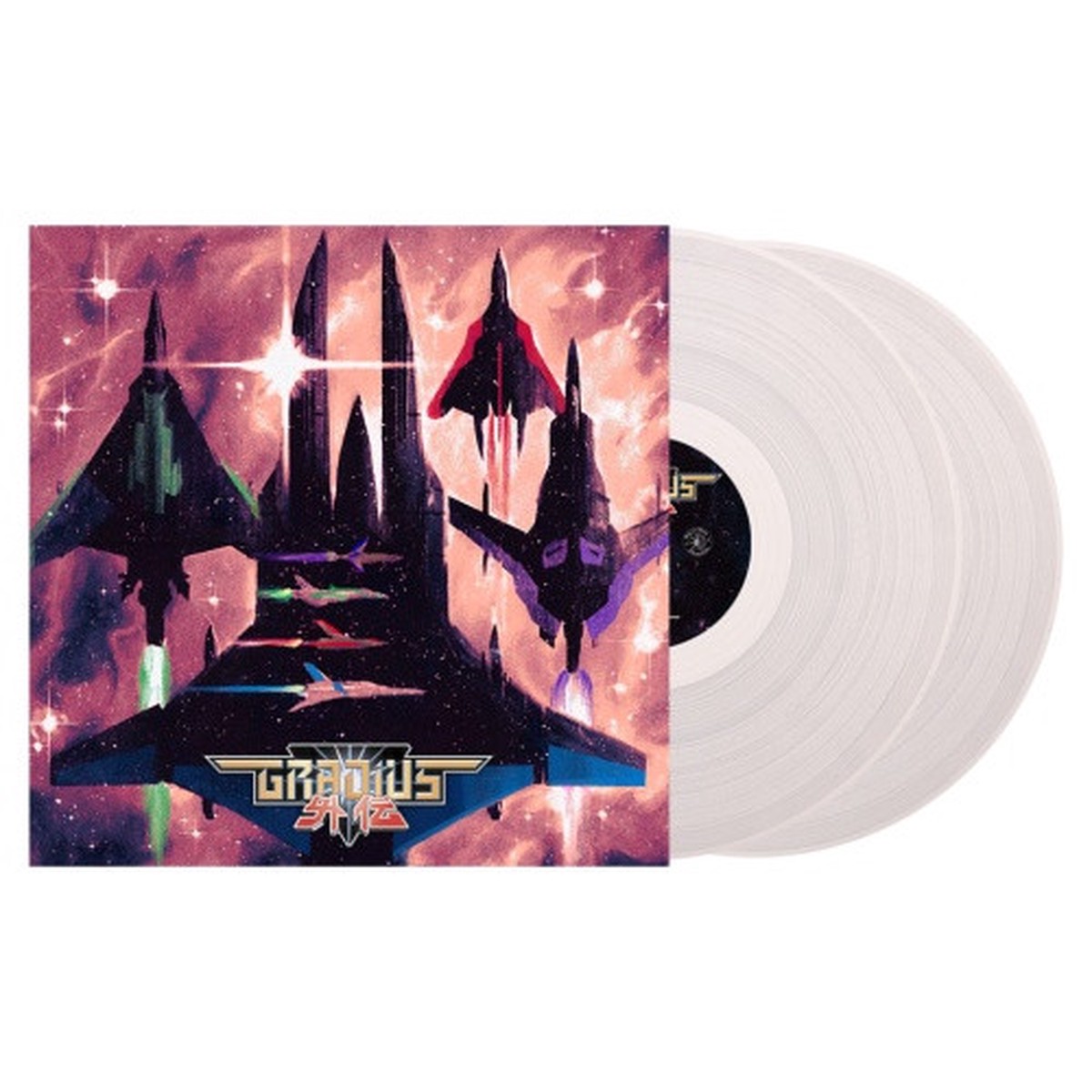 Konami Kukeiha Club – Gradius Gaiden (Original Video Game Soundtrack) – 2x LP Clear Vinyl