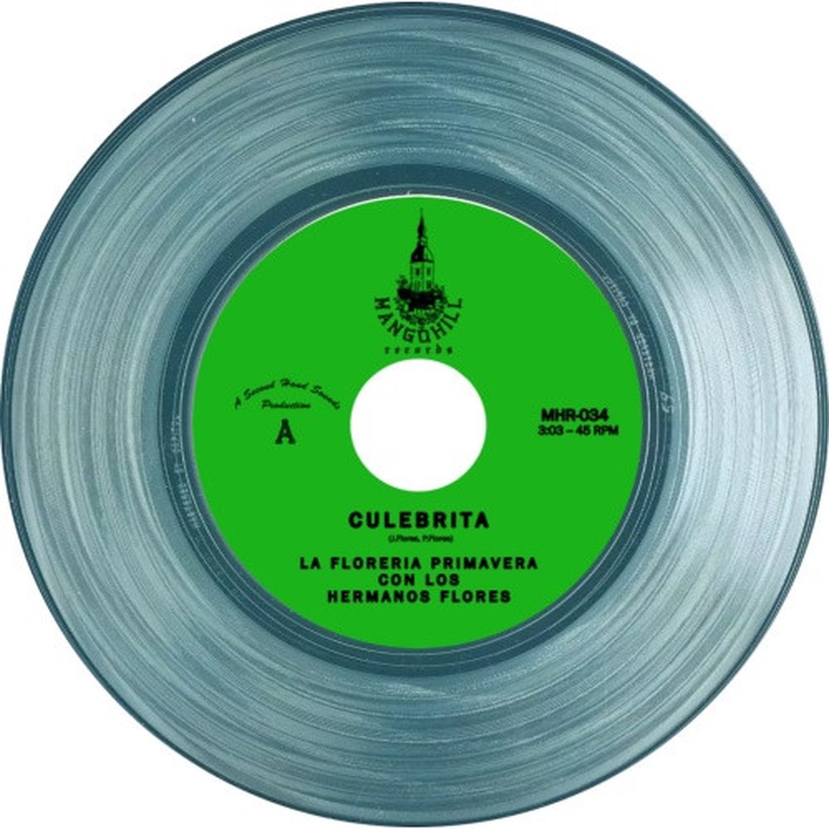 La Floreria Primavera Con Los Hermanos Flores – Culebrita / La Primera Rosa – 7″ Clear Vinyl