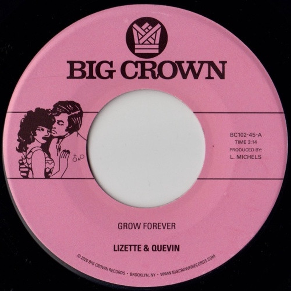 Lizette & Quevin – Grow Forever – 7″ Vinyl