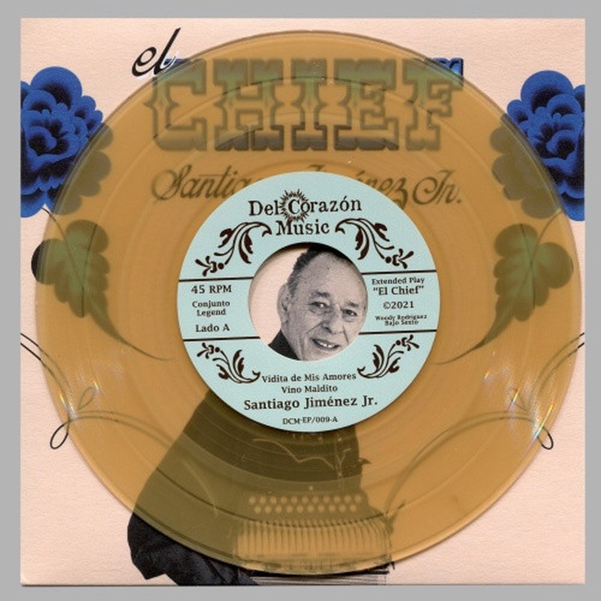 Santiago Jimenez, Jr. – El Chief – 7″ Colored Vinyl