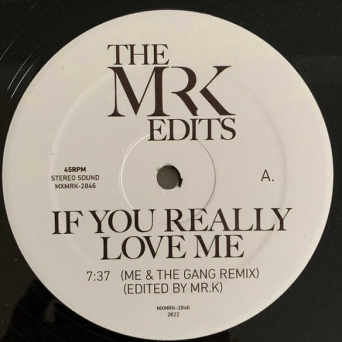 Stevie Wonder / Chaka Khan – If You Really Love Me / I Know You I Live You (Mr. K Edits) – 12″ Vinyl