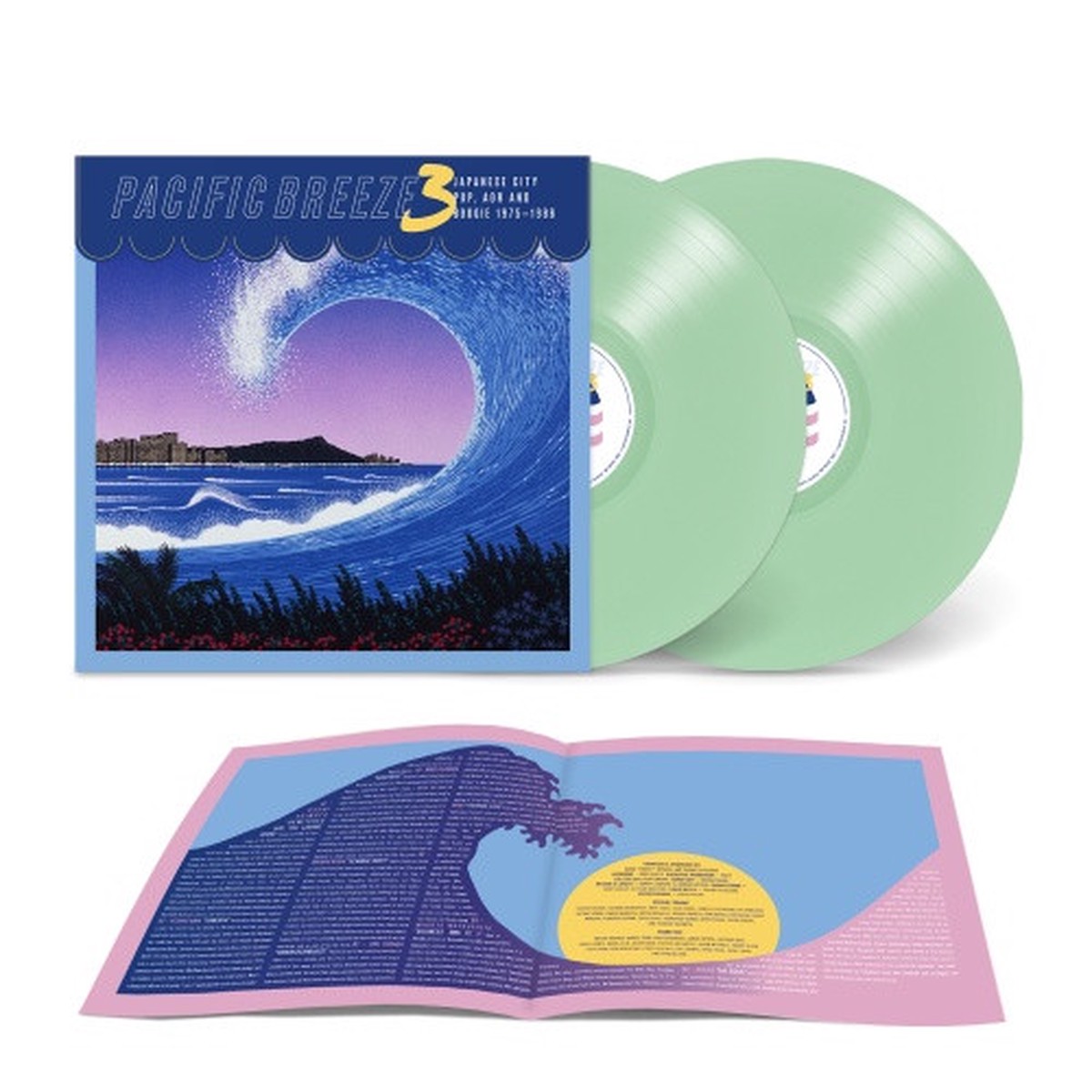 Various Artists – Pacific Breeze 3: Japanese City Pop, AOR & Boogie 1975-1988 – 2x LP Green Vinyl