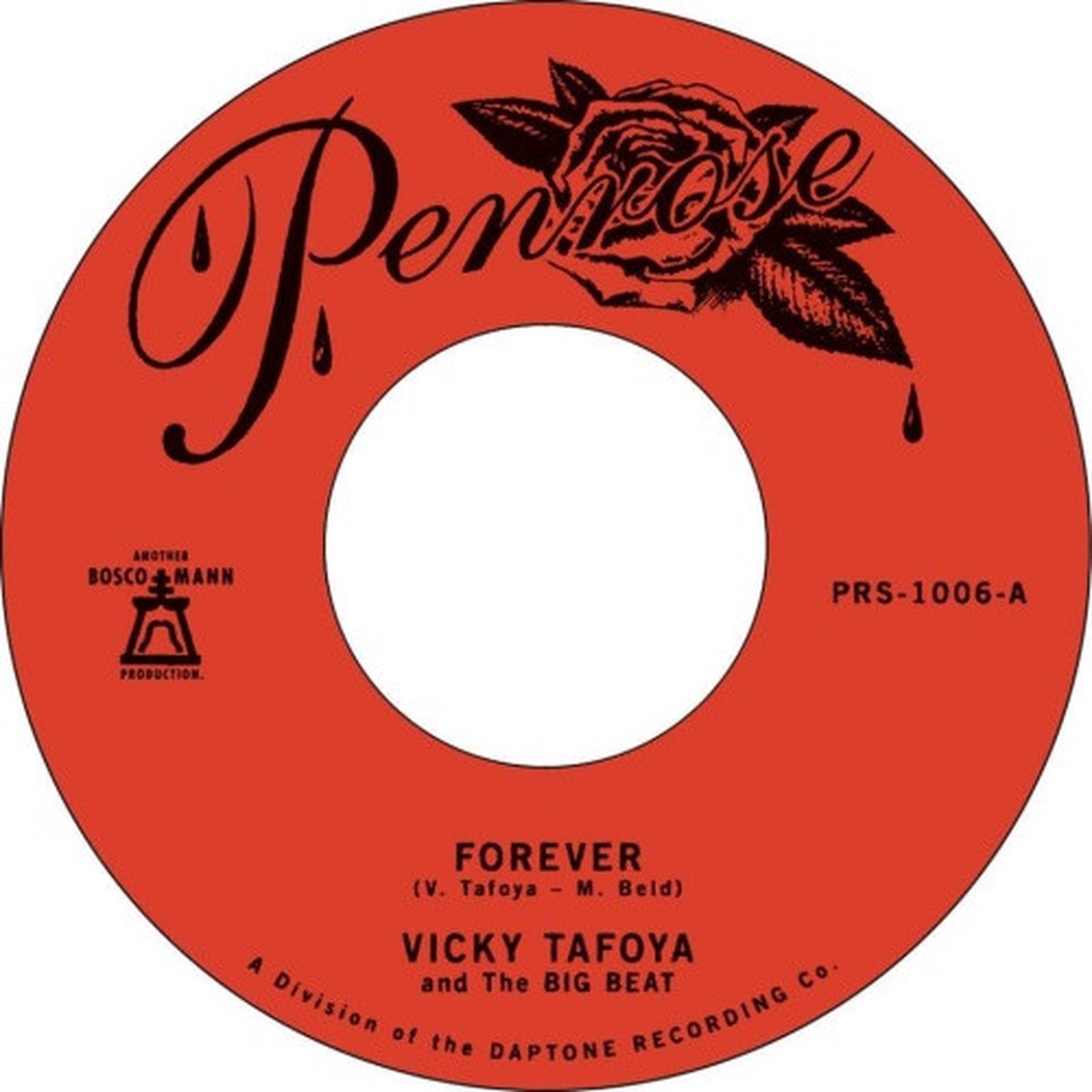 Vicky Tafoya And The Big Beat – Forever / My Vow To You – 7″ Vinyl