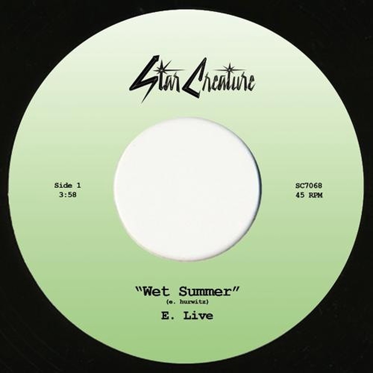 E. Live – Wet Summer – 7″ Vinyl
