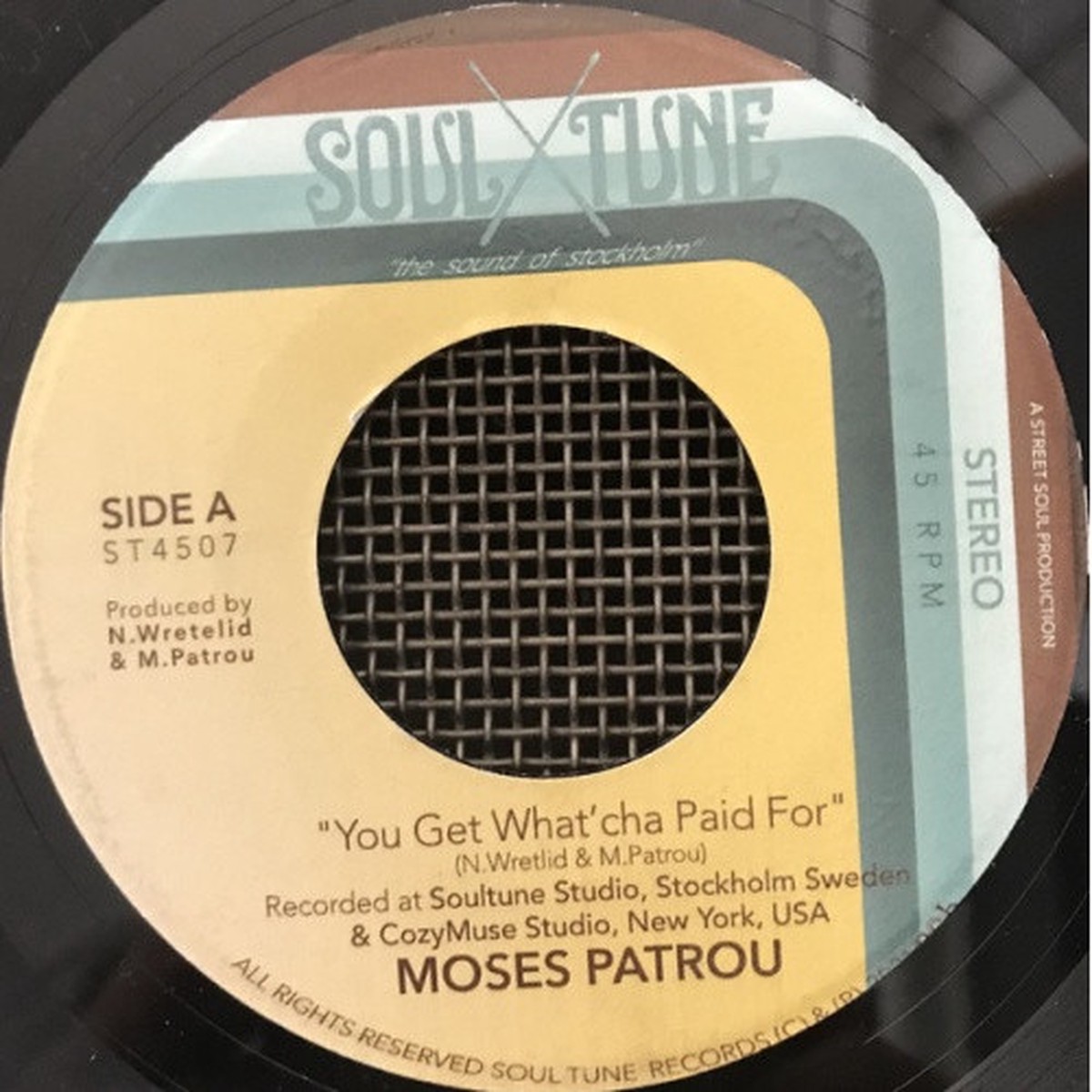 Moses Patrou – You Get What’cha Paid For – 7″ Vinyl