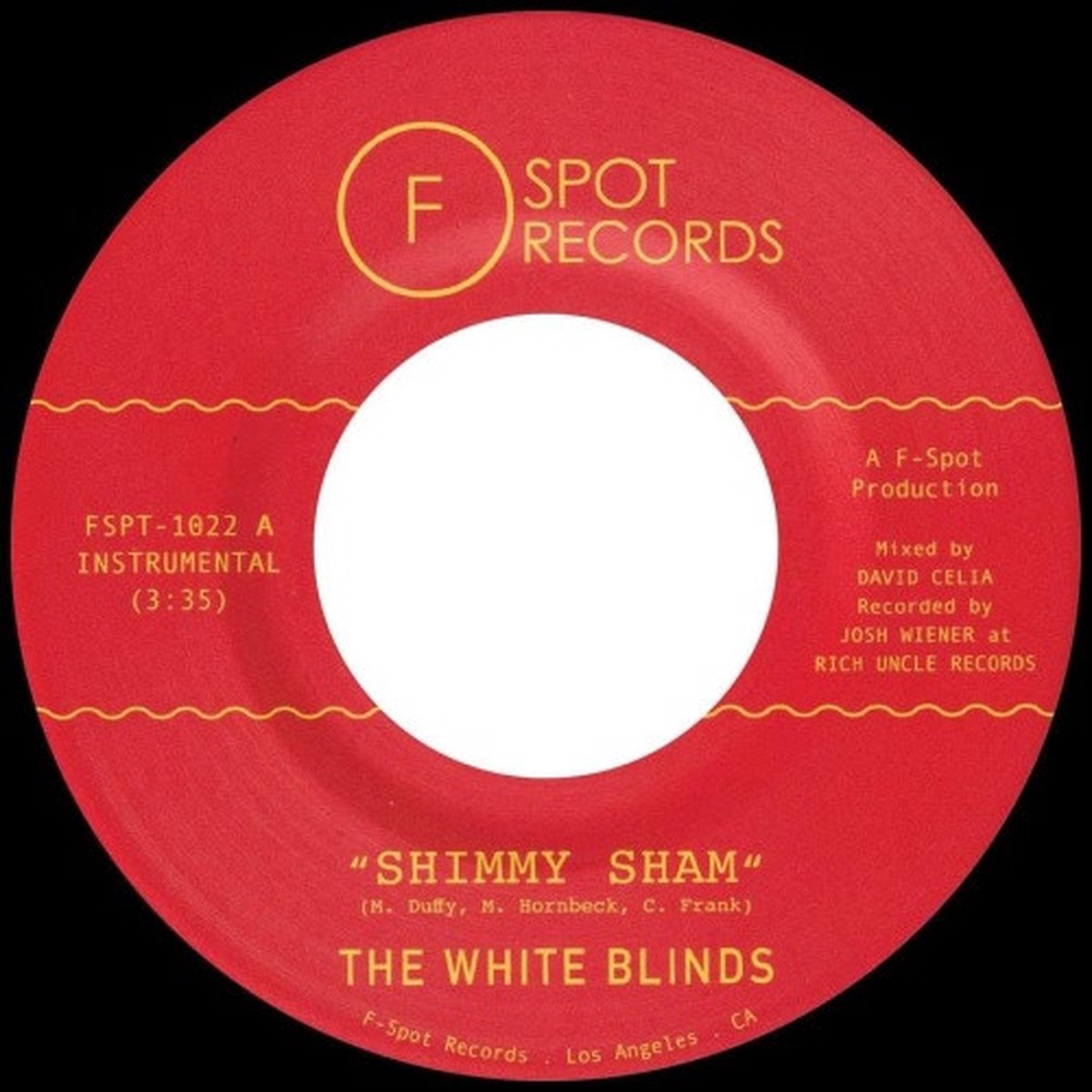 The White Blinds – Shimmy Sham – 7″ Vinyl