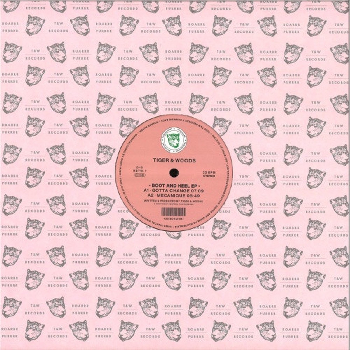 Tiger & Woods – Boot And Heel – 12″ Vinyl