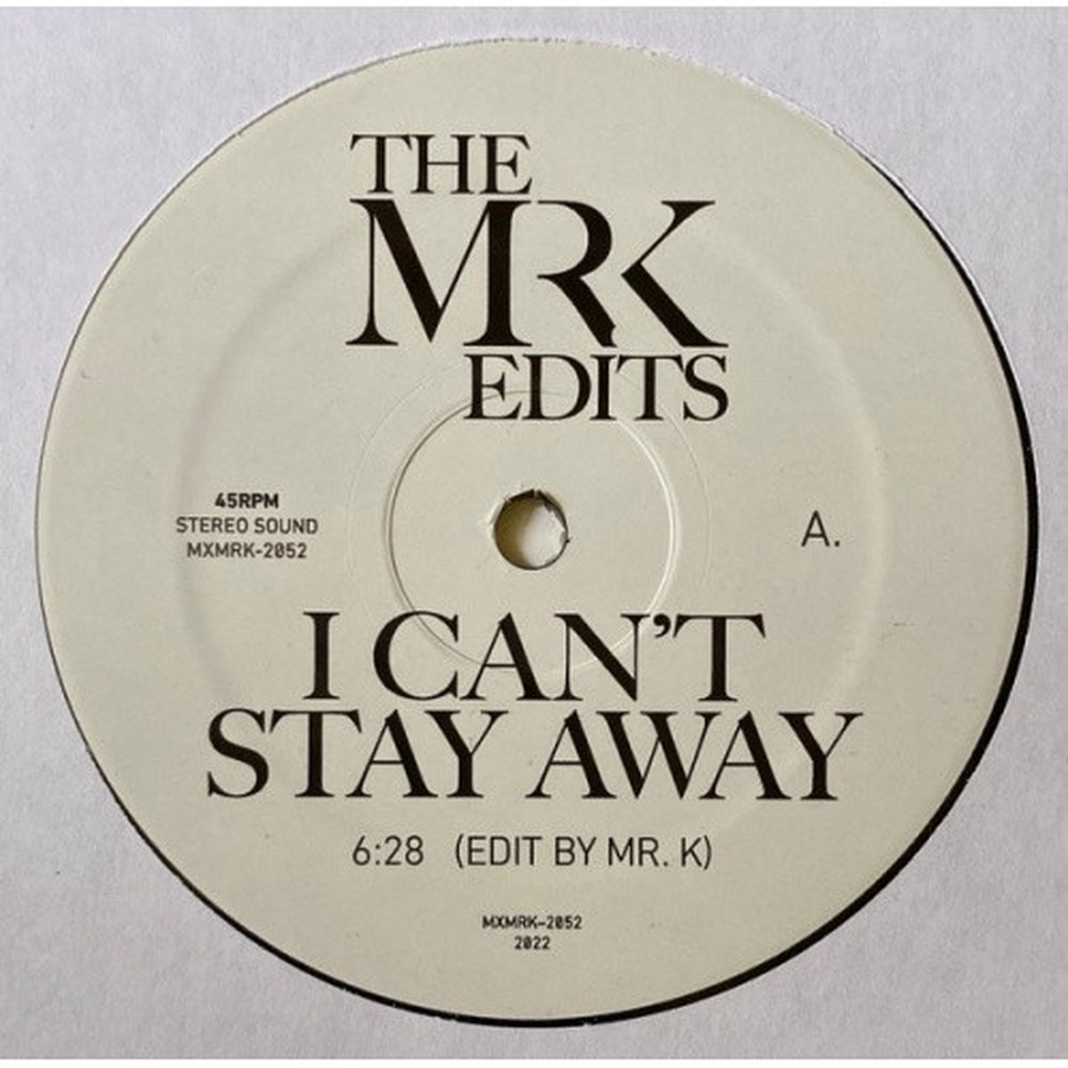 Dynamic Superiors / Opus Seven – I Can’t Stay Away / Hit & Run (Mr. K Edits) – 12″ Vinyl