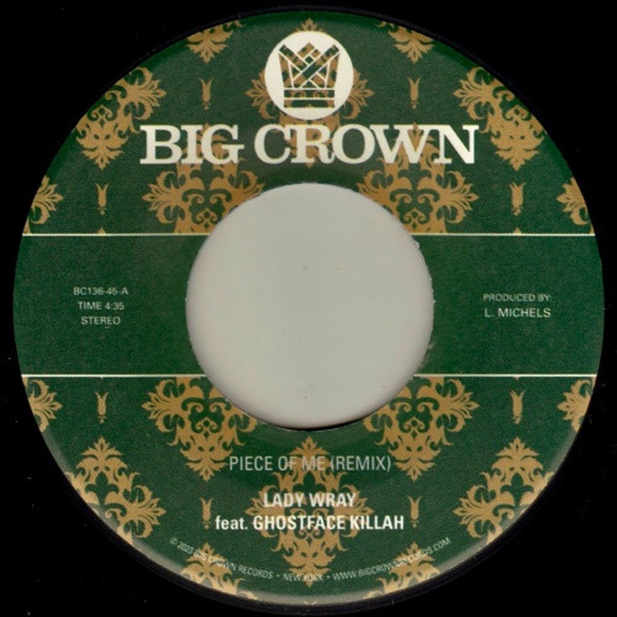 Lady Wray – Piece Of Me (Remix) – 7″ Vinyl