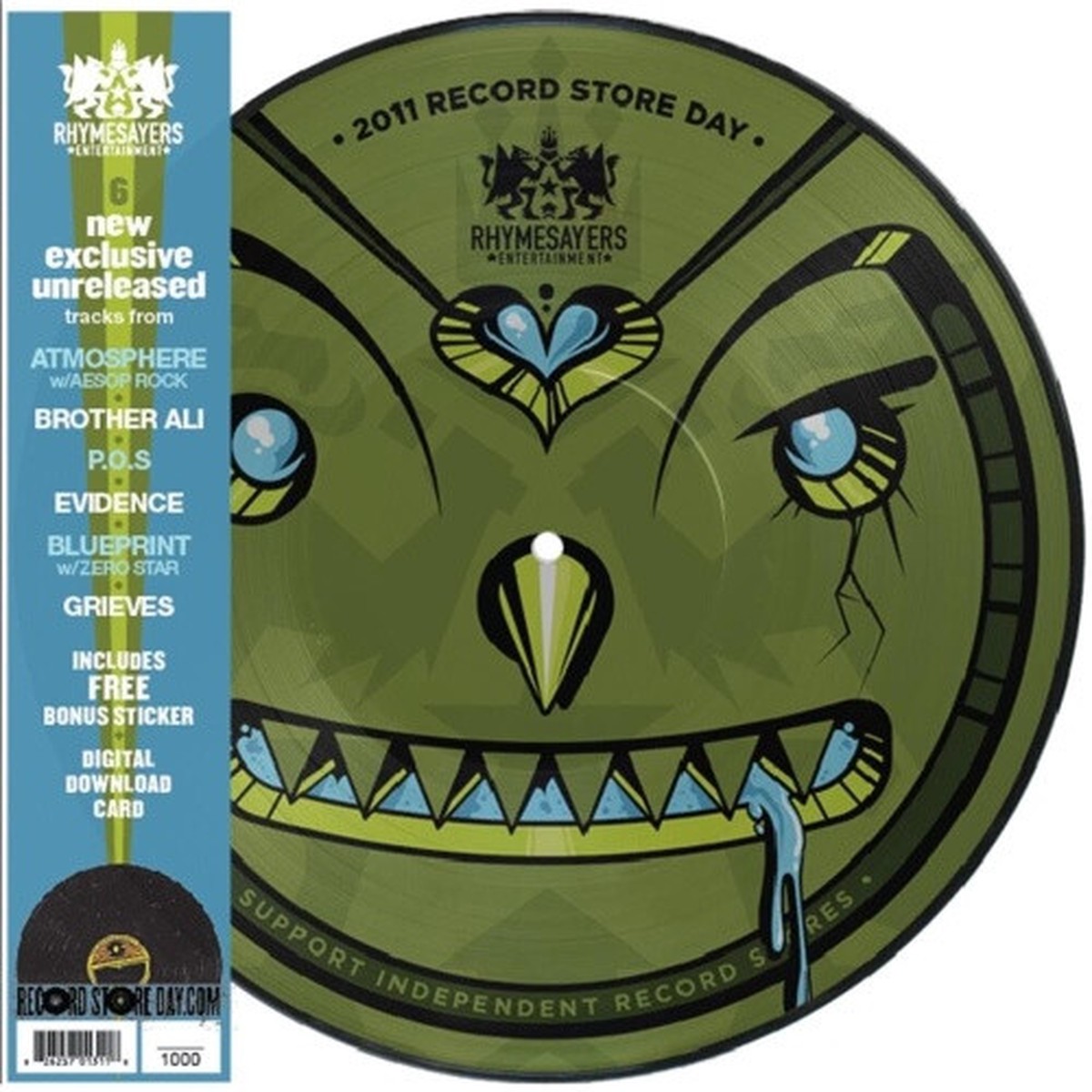 Various Artists – Rhymesayers 2011 Record Store Day – 12″ Picture Disc Vinyl