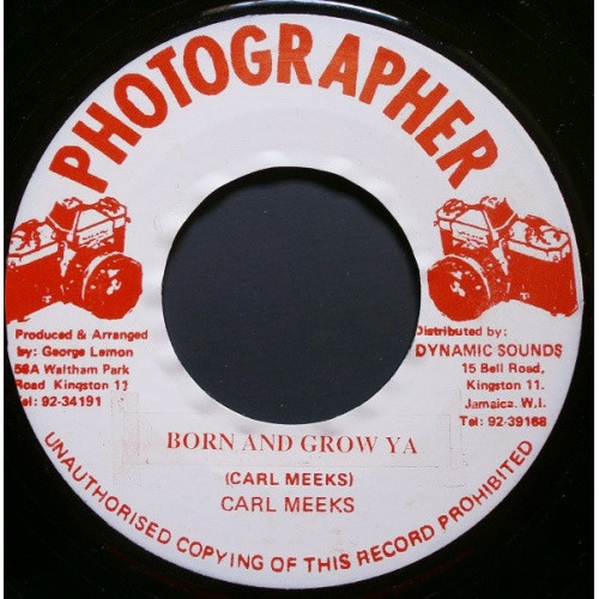 Carl Weeks – Born And Grow Ya – 7″ Vinyl